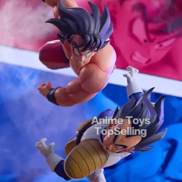 kf-S90be29d551e84ccbb5a6d7446b668f3ed 23cm/9.05in Anime Dragon Ball Z Figure Goku Vs Vegeta Figure Goku Figure PVC Vegeta Collectible Model Toys Gifts - Image 1