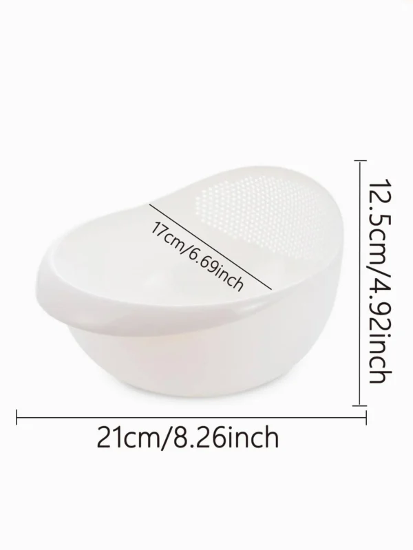 1/3pcs- Colander Rice Bowl Drain Basket Fruit Bowl Washing Drain Basket with Handle Washing Basket Home Kitchen Organizer - Image 2