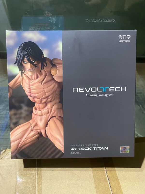 Original In Stock Revoltech AMAZING YAMAGUCHI Eren Jaeger Anime Action Figures Model Collection Toy - Image 2