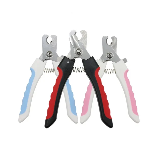 Pet straight handle stainless steel nail scissors dog and cat pet nail clipper cleaning tool pet nail clipper set - Image 3