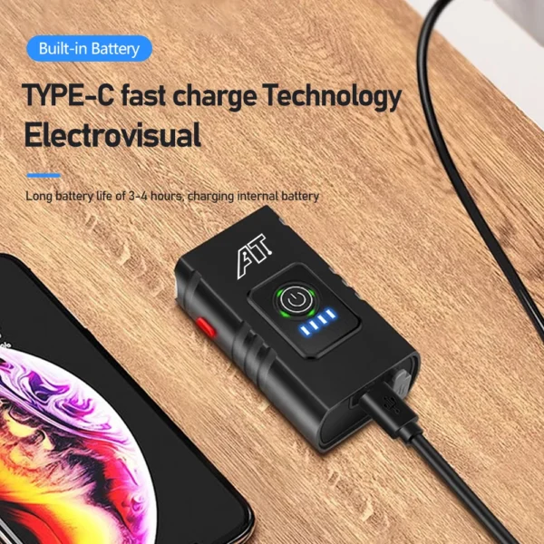 Bike Light T6 LED Bicycle Front Lamp Type-C Rechargeable MTB Headlight Flashlight Waterproof Outdoors Night Cycling Accessories - Image 4