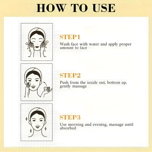 Turmeric & Bee Venom Cream with Collagen and bee Venom Facial Moisturizer for deep nourishing dry and rough skin - Image 6