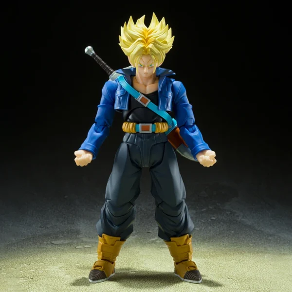 Anime Dragon Ball Z Figures SHF Super Saiyan Trunks Action Figure Collection Model 15cm Future Boy Torankusu Movable Toys Gifts - Image 2