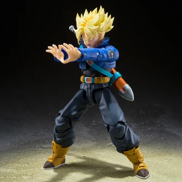 Anime Dragon Ball Z Figures SHF Super Saiyan Trunks Action Figure Collection Model 15cm Future Boy Torankusu Movable Toys Gifts - Image 4