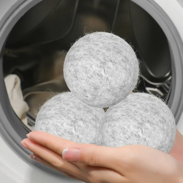 5pcs- Hot Wool Dryer Balls Reusable Softener Laundry Laundry Ball Washing Machine accessories Home Washing Balls Wool - Image 4
