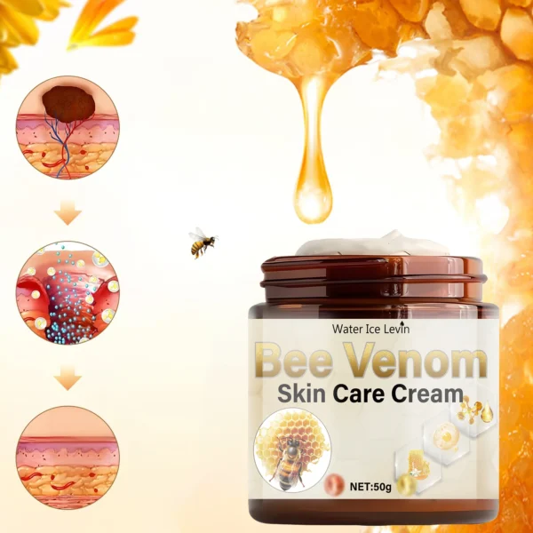 Bee Venom Wrinkle Remover Face Cream Firming Lifting Anti Aging Fade Fine Lines Moisturizing Whitening Repair Skin Care - Image 5