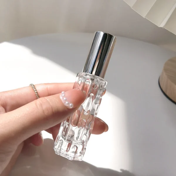 1pc-10ml glass perfume spray bottle Aluminum spray head perfume dispenser bottle press empty bottle - Image 6