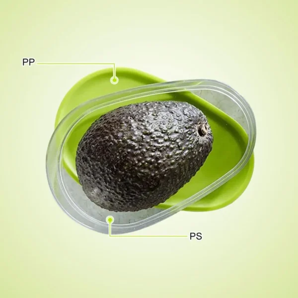 1pc Avocado Food Storage Box Space Saving Avocado Saver Plastic Fruit Container for Kitchen Crisper Vegetable Organizer - Image 2