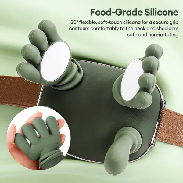 4D Bionic Finger Neck Shoulder Massager Wireless Neck Cervical Trapezius Kneading Massage Shawl Brushless Motor Neck masajeador - Image 5