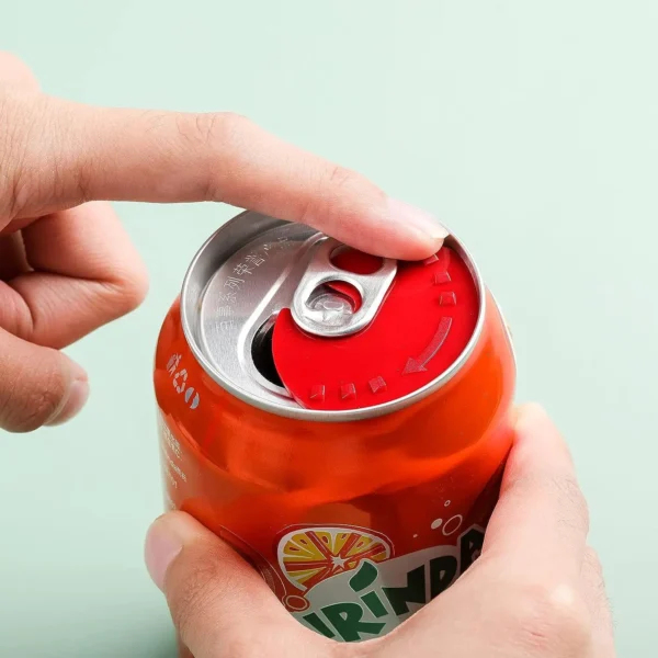 5 Pieces Can Lid Can Sealer Beverage Can Cap Can Protector Barricade Soda Cap Sealer Plastic Beer Drink Lid Protector for Beer J - Image 1