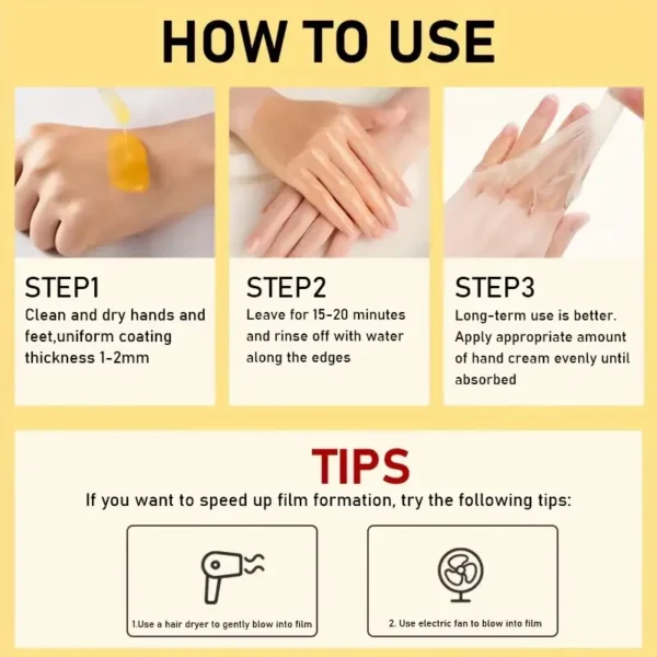 Bee venom chamomile Moisturizing Exfoliating Hand Wax Mask Moisturizing exfoliating nourishing skin care - Image 6