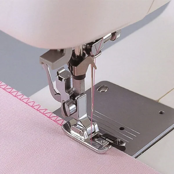 Overlock Overedge Overcasting Sewing Machine Presser Rolled Hem Foot Tool For Low Shank Snap-On Singer Brother - Image 1