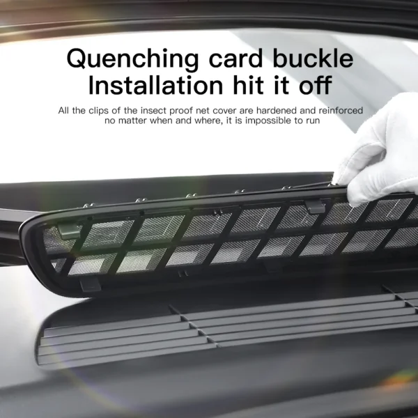 YZ Air Intake Cabin Debris Filter For Tesla Model 3 Highland Model Y Juniper 2021-2025 Insect-proof Net Air Inlet Protective - Image 5