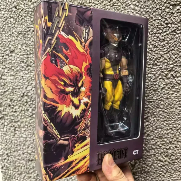 Ct Toys Wolverine Hellverine Figures Hot Mafex 096 X-Men Hell's Fire Action Figurine PVC Statue Collection Model Decor Gift Toy - Image 4