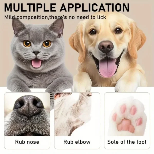 45g Dog Nose and Paw Balm Dog Paw Cream Cats Dogs Paw Protector Cream Pet Feet Moisturizer Pet Crack Feet Repair Pet Accessories - Image 6