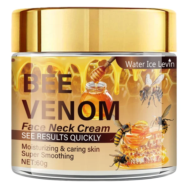 Bee Venom Facial Firming Cream Contains Vitamin E, Moisturizes and Smoothes Face, Brightens Skin Tone, Can Be Used for Face and Neck - Image 5