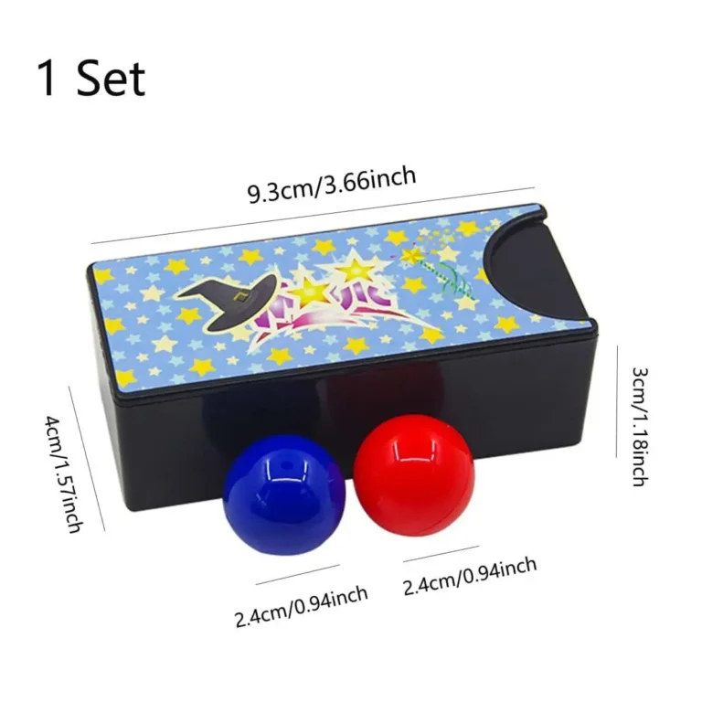 1pc New Funny Gadgets Kids Toys Changeable Magic Box Turning the Red into the Blue Ball Props Tricks Classic - Image 6
