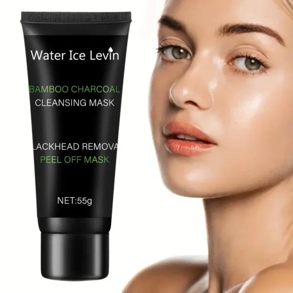 Bamboo charcoal cleansing mask Blackhead Removal Deep Mask Deep Cleansing Cleansing Exfoliating Mask Treatment Black Mask - Image 2