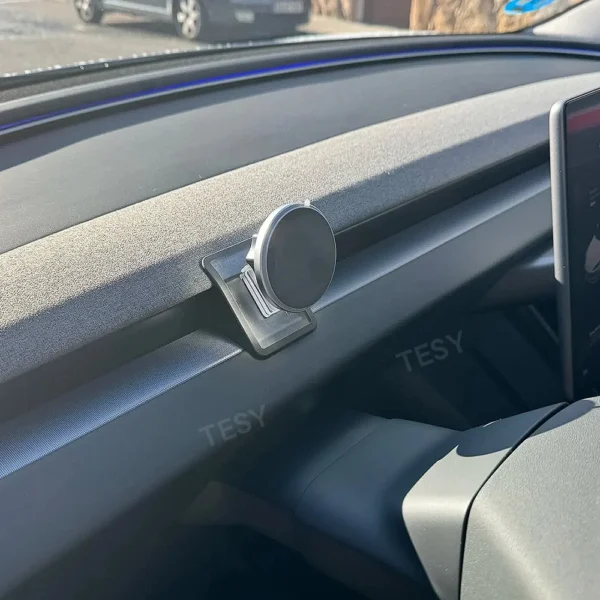 Phone Holder Mount Magnetic Wireless Charger 15W Compatible with MagSafe For Tesla Model Y Juniper Launch 2026 Model 3 Highland - Image 6