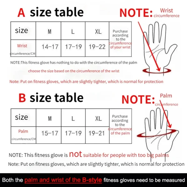 Training Sport Gloves for Men Women Workout Gloves Fitness Body Building Weightlifting Gym Hand Wrist Palm Protector Gloves - Image 6