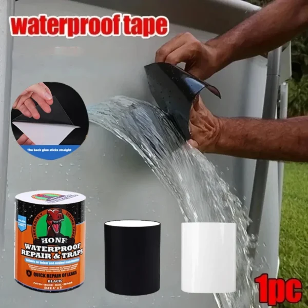 Ultra-Strong Waterproof Patch Tape | High Tensile Strength | for Pool Toys, Camping Gear & Plumbing - Image 1