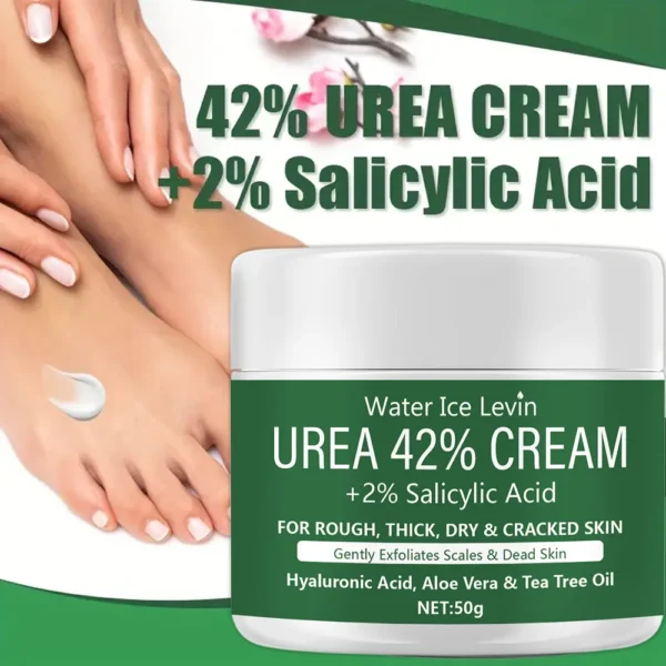 New 42% Urea Cream + 2% Salicylic acid Foot and hand Moisturizer, deep moisturizer and Nourishing moisturizer - Image 4