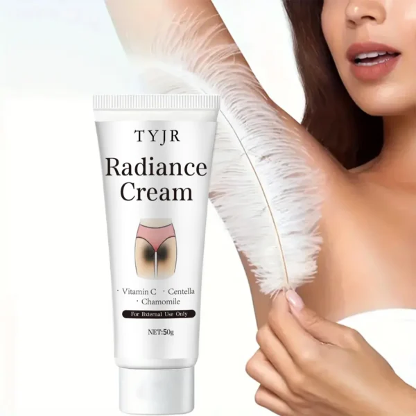 Snow White Cream Contains Niacinamide and Centella Asiatica, Whitening Lotion for Body and Private Parts, Underarm Rejuvenation - Image 4