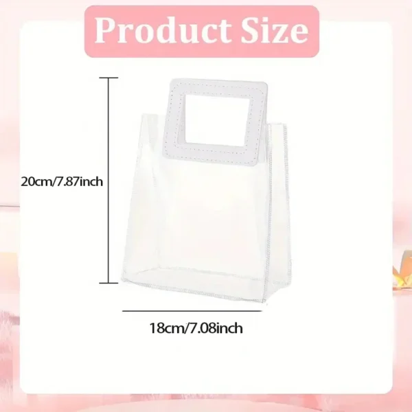 5/15/20pc PVC Gift Bags Packing Bag with Handle Wedding Accessories Festival Souvenir Party Present Candy Jewelry Packaging Home - Image 6