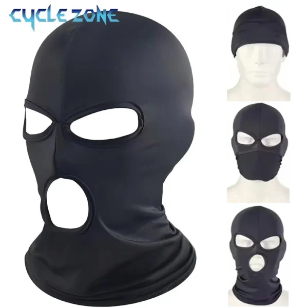 Balaclava 3 Hole Full Face Mask Ski Mask for Men Women Breathable Motorcycle Cycling Riding Sports Balaclava UV Protection Mask - Image 7