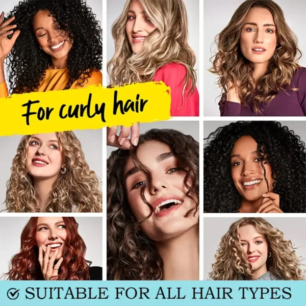 Moroccan Oil Curl Defining Cream for All Curl Types - Define and Separate with Biotin, Collagen & Rosemary Oil - Image 3