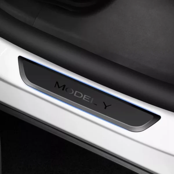 Rear Pedal Guard Protector for Tesla Model Y Juniper Rear Door Sill Anti-Scratch Welcome Pedal Seat Strip Protective Accessories - Image 6