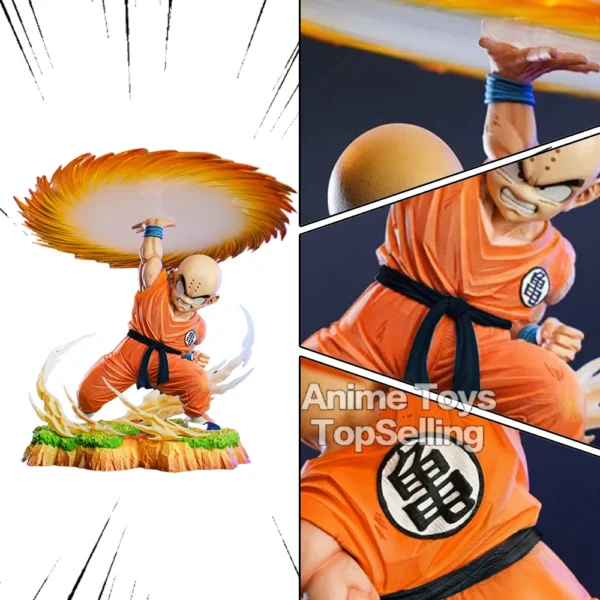 17cm/6.7in Anime Dragon Ball Z Figure Kienzan Krillin Action Figure Pvc Collection Model Toys for Children Gifts - Image 5