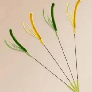 New Cat toys, dog tail grass teasing cat pole feather pole wire cat toys, feather pole, flexible wire durable pet supplies