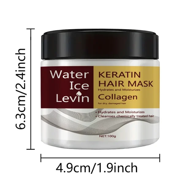 Keratin Collagen Hair Mask Dual Oil Control Moisturizer Conditioner Soft Smooth Frizz Damaged Repair Revitalize Hair Care - Image 2
