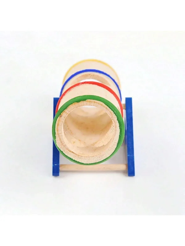 1pc-Pet toy hamster seesaw wooden squirrel seesaw bucket toy - Image 3