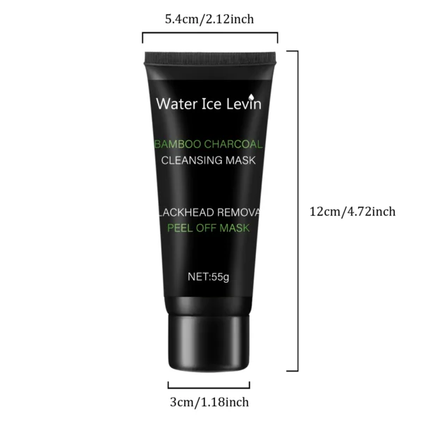 Bamboo charcoal cleansing mask Blackhead Removal Deep Mask Deep Cleansing Cleansing Exfoliating Mask Treatment Black Mask - Image 3