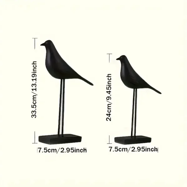 Resin Bird Statue Handicrafts Decoration Artificial Coloring Nordic Bird Decoration Home Decoration Office Desktop Sculpture - Image 3