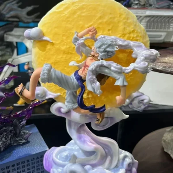 16cm One Piece Anime Figure Moon Fairy Nika Monkey D Luffy Gear 5 With Moon Light Action Figure Statue Model Collection Toys - Image 5