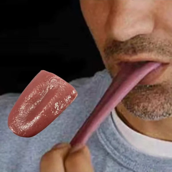 kf-Sb6f275acb66c4752ba4eefb984e34fc0L 1PC-Hot Horror Funny Tricks Whole Person False Simulation Rubber Tongue Prank Maker Trick Kids Boy Toys Halloween Prank Silicone - Image 1