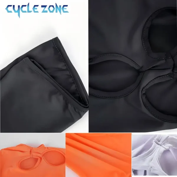 3 Hole Full Face Mask Unisex Elastic Breathable Mask Cap Quick Dry Balaclava MTB Cycling Head Scarf Outdoor Sports Face Cover - Image 5