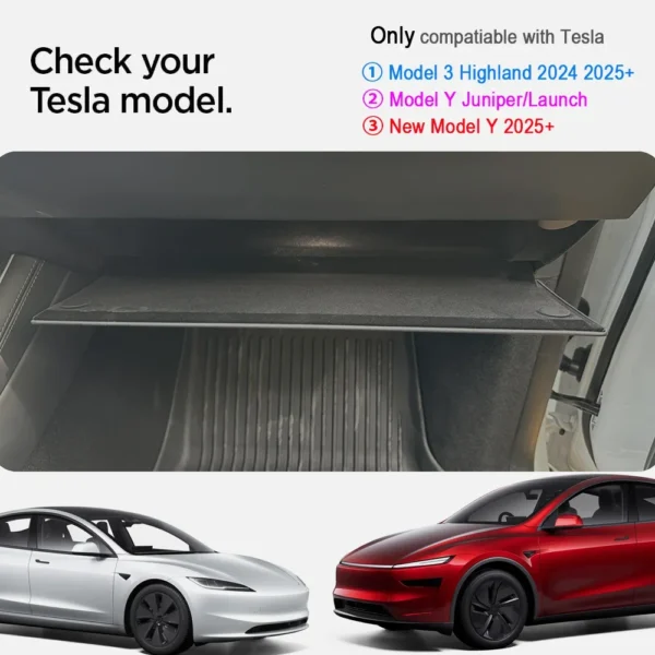 Hook for Tesla Model Y 2025 Juniper Accessories Glove Box Hidden Hook Clip for Tesla Model 3 2024-2025 Highland Accessories - Image 2