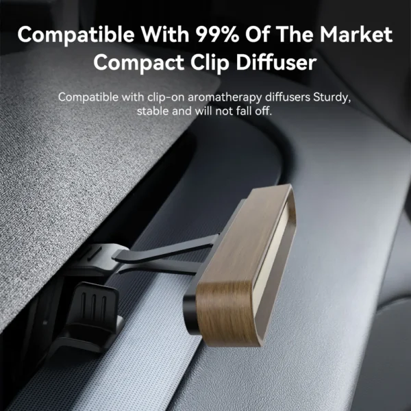 YZ Compact Air Vent Diffuser Clip for Tesla Model 3 Y Highland Juniper Mount Adapter Car Air Fresheners & Interior Upgrades - Image 3