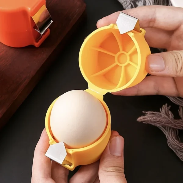 1/3pcs-Stainless Steel Eggshell Separator - Quick Peel & Yolk Splitter, Durable Kitchen Baking Essential with Easy-Grip - Image 7