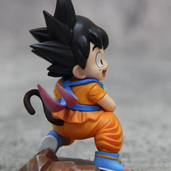 Dragon Ball Childhood Little Goku Hugs Puer Ya Mu Tea Little Follower Figure Doll Pvc Model Statue Collection Toys Ornamen Gift - Image 4