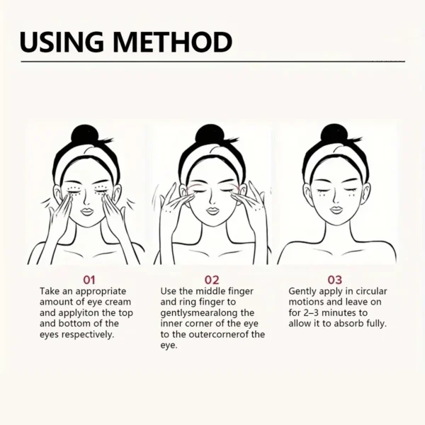 Neutral Adult Hypoallergenic Eye Gel Cream Contains Hyaluronic Acid. Moisturizing and Moisturizing Eye Skin. - Image 6