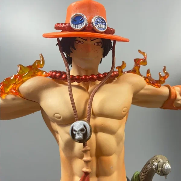 27cm One Piece Anime Ace Figure Portgas D Ace Action Figurine Pvc Model Statue Doll Collection Decoration Toys Gift Ornaments - Image 6