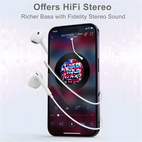 Original Type-C Wired Earphones-Compatible with Xiaomi 14/13/12 Pro/Ultra/Lite, 3.5mm, Works for Redmi/POCO/Huawei/Samsung - Image 6