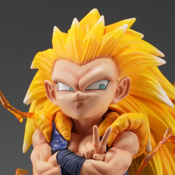 Dragon Ball Z Figures Super Saiyan Gotenks Anime Figurine Ghost Squad Model Statue Doll Collection Decoration Kids Toys Gift - Image 4