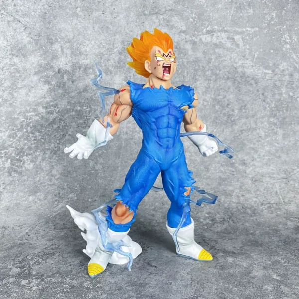 27cm Dragon Ball Self Destructing Vegeta Demonized Vegeta Action Figurin Model Pvc Statue Doll Statue Model Collection Toys Gift - Image 3