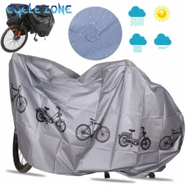 Bicycle Cover Motorcycle Rain Cover Waterproof Dustproof Anti-UV Outdoor Protection MTB Bike Cover All Seasons Bike Accessories - Image 1